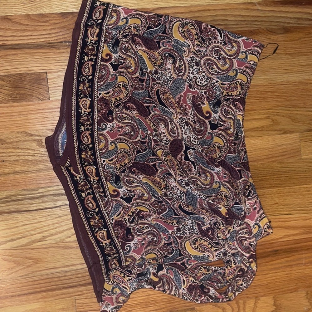 Printed skort